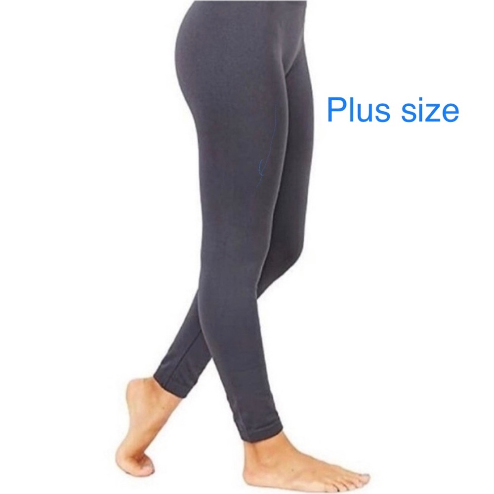 Plus Size Gray Leggings